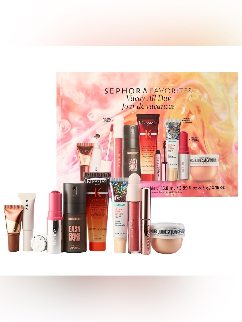 Sephora Favorites Mini Skincare & Makeup Set - Pink, Peach, Orange